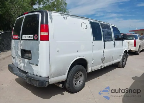 2006 Chevrolet Express Work Van from USA, damaged, VIN 1GCGG25V161168906